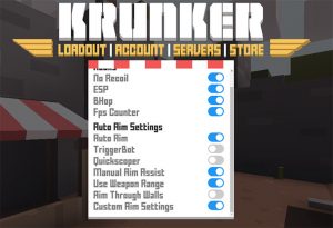aimbot hackes for the revolver in krunker
