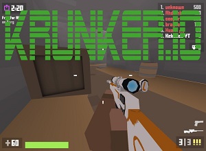 i keep looking up in krunker .io