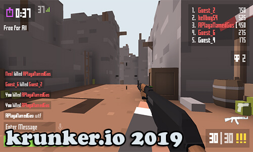 JOGUEI O FPS MAIS LEVE DO MUNDO PARA PC FRACO - KRUNKER.IO GAMEPLAY 2019 